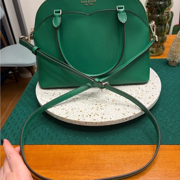 Kate Spade Payton Medium Dome Satchel in Kelly Green - Picture 13 of 13